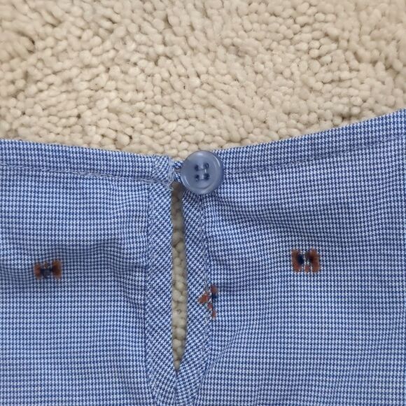 Daniel Cremieux Blue Blouse with Pattern - Picture 8 of 9